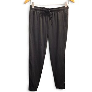 Athletic Works Jogger Pants Womens Small Black Good Recycled Drawstring